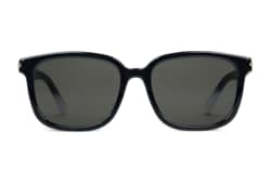 Low nose bridge square sunglasses