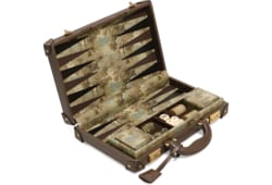 Conjunto con estampado decorativo de backgammon, tribanda Web y Doble G