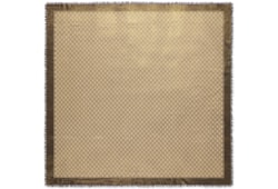 Halstuch aus glänzendem GG Wolljacquard