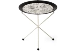 Tavolino pieghevole con stampa Gucci Flora Sketch