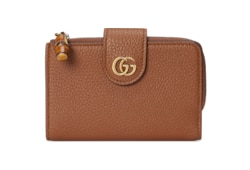 Mittelgroße Brieftasche mit Doppel G und Bambus