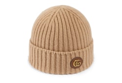 Cappello in lana cashmere con Doppia G