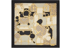 Printed silk twill carré