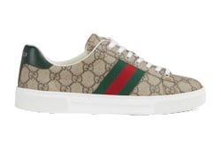 Zapatilla Gucci Ace con tribanda Web de mujer