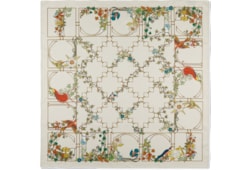 Vierecktuch aus Seidentwill mit Print