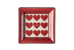 Gucci hearts print small trinket tray
