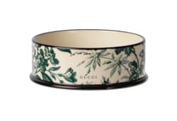 Large Herbarium print pet bowl