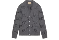 Cardigan en laine avec intarsia GG