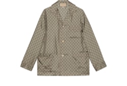 Chemise en soie avec imprimé GG