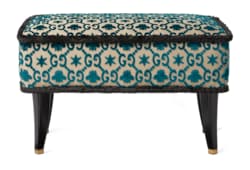 Sgabello con motivo GG jacquard