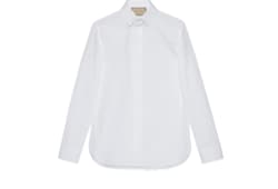 Cotton silk shirt with Double G