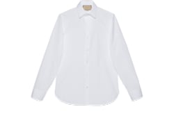 Chemise en popeline coton avec Double G