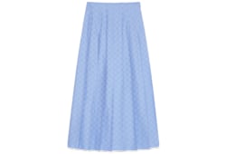 Юбка из хлопка оксфорд GG Supreme