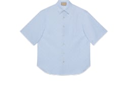 Рубашка из хлопка оксфорд с орнаментом GG Supreme