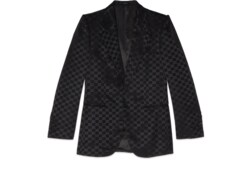 Veste habillée en coton et viscose GG