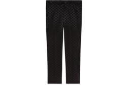 Pantalon élégant en viscose de coton GG