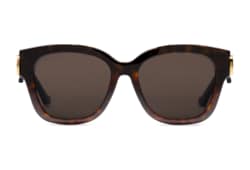 Low nose bridge round sunglasses