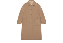 Reversible GG wool coat