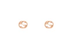 Pendientes tuerca Gucci Interlocking oro 18k