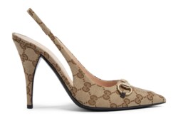 Women's slingback pump with Horsebit