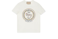 T-Shirt aus Baumwolljersey mit GG