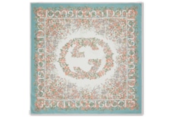 Carré in twill di seta stampata