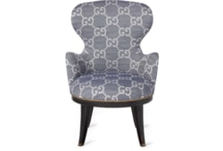 Fauteuil jacquard GG