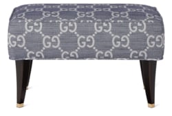Sgabello con motivo GG jacquard