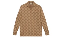 Рубашка из текстиля maxi GG