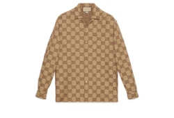 Camicia in tessuto maxi GG