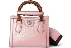 Gucci Diana ostrich mini tote bag