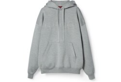 Pullover in maglia extra fine con cappuccio