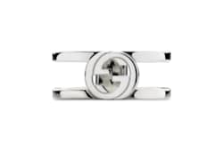 Anello Gucci Interlocking largo