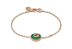 Gucci Interlocking 18k chain bracelet