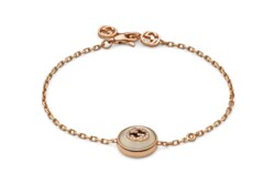 Gucci Interlocking diamond 18k bracelet