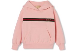 Sweat-shirt pour enfant en coton avec bande Web