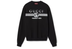 Sweat-shirt en jersey de coton à imprimé