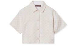 Bluse aus GG Baumwollgabardine