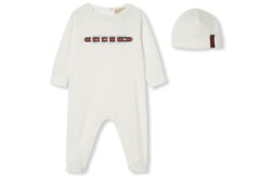 Zweiteiliges Baby-Geschenkset aus Baumwolle