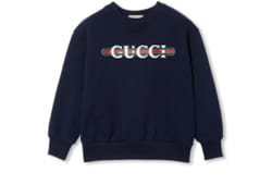 Sweat-shirt pour enfant en coton avec bande Web