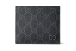 Dark green interior bi-fold wallet