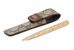 Stift und Etui mit Doppel G