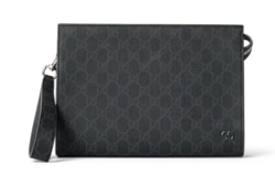 Pouch con finiture grigie misura piccola