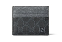 Grey trim GG card case