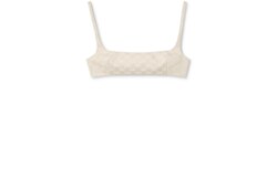 Топ из хлопкового габардина с орнаментом GG