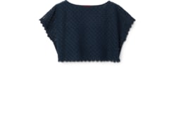 Топ из кружева с цветами и Double G