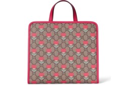 Children's flower print tote bag