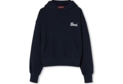 Cotton jersey hooded sweatshirt