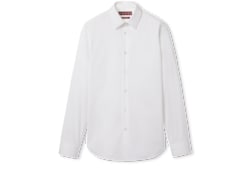 Chemise en popeline de coton stretch