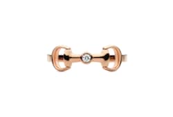 Gucci Horsebit Ring 18 Karat mit Diamant